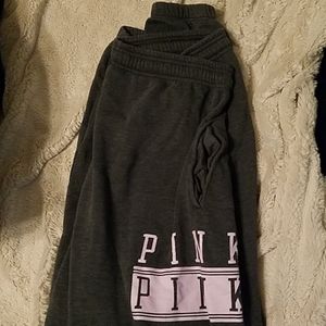 Dark grey Pink sweatpants